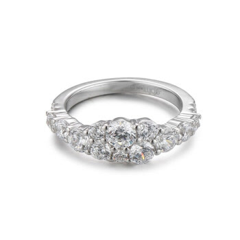 apm monaco 女士纯银镶晶钻指骨戒 银色 a17414ox 46